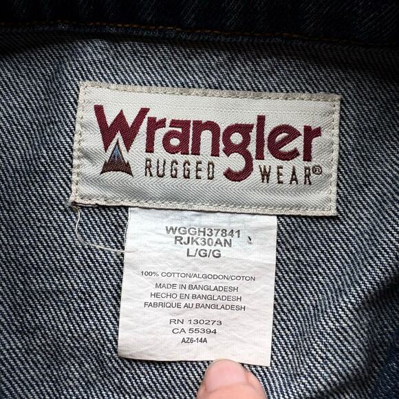 Vintage Y2K‎ Wrangler Rugged Denim Jean Jacket - Picture 3 of 4